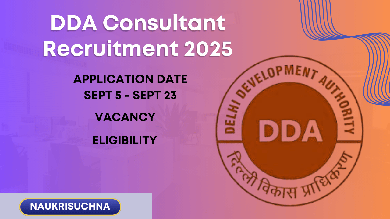 DDA Consultant Recruitment 2025