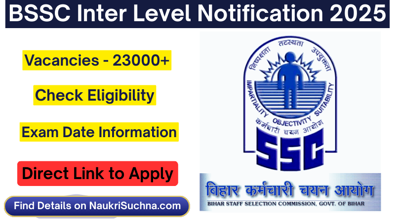 BSSC Inter Level Notification 2025